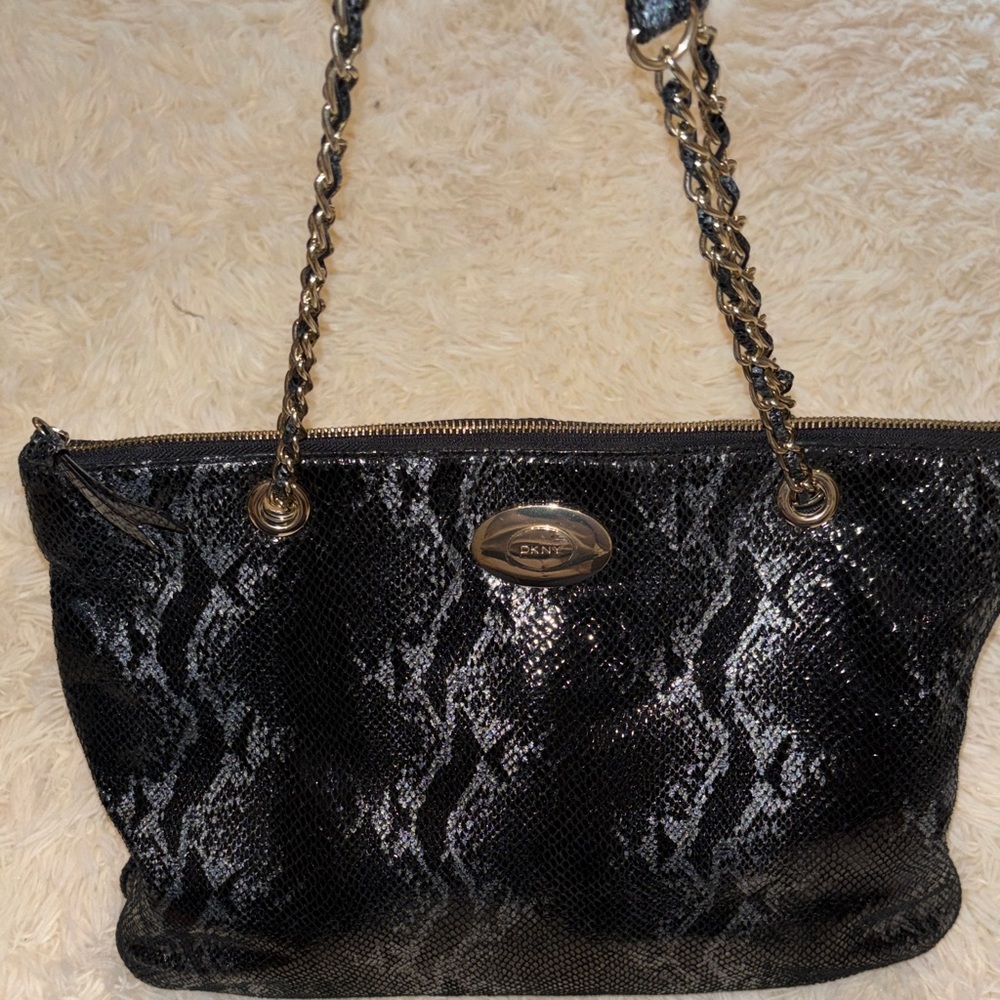 DKNY Leather Tote Bag